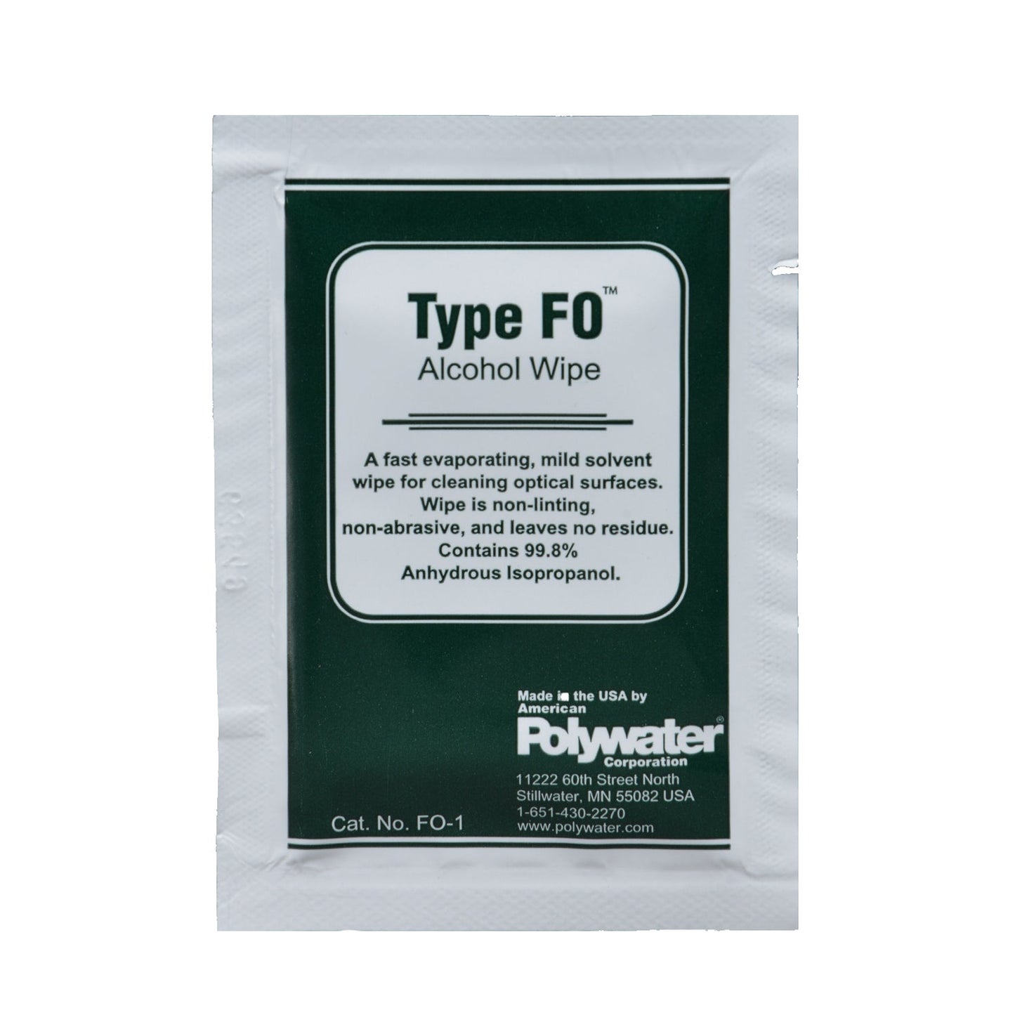 Polywater® Type FO™ Fiber Optic Cleaner, FIBER OPTIC CABLE CLEANERS