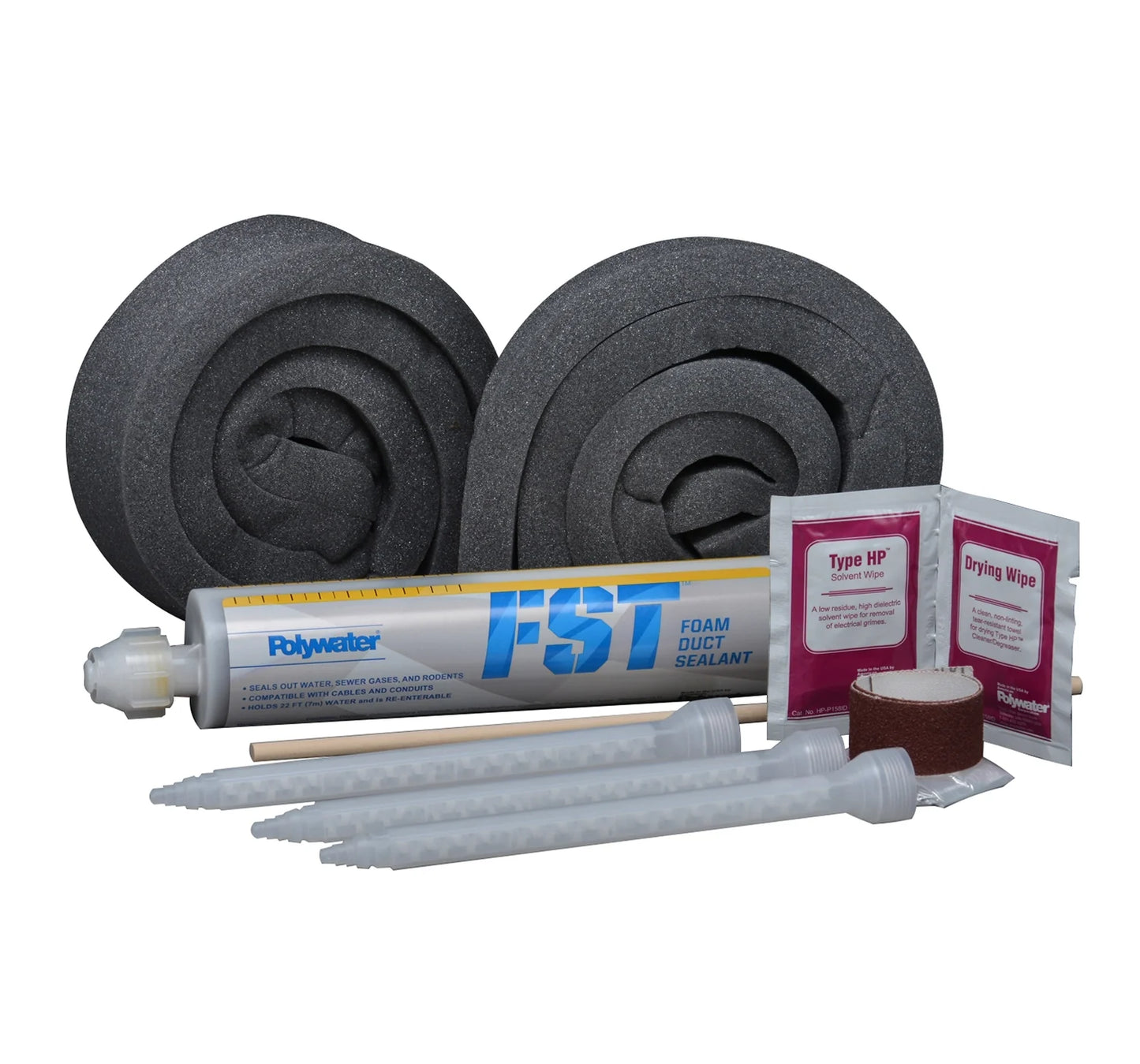 Polywater® FST™ / Mini Foam Duct Sealant, FOAM CONDUIT SEALANTS, KIT