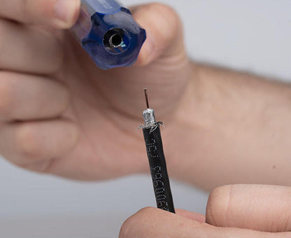 Flaring & Insertion Tool - Cable coming out of tool  - Primus Cable