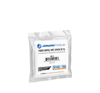 Fiber Wipes, Wet (5 Pack, 50 Pack)