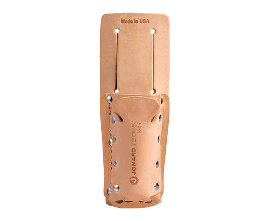 Leather 2 Pocket Tool Pouch - Brown - Primus Cable Hand Tools