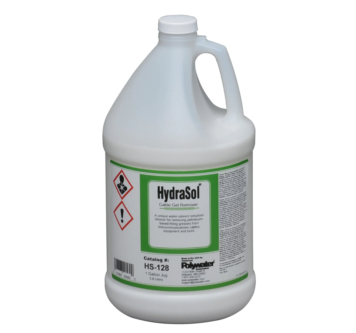 Polywater® HydraSol® Cable Gel Remover, SPLICE PREPARATION CLEANERS