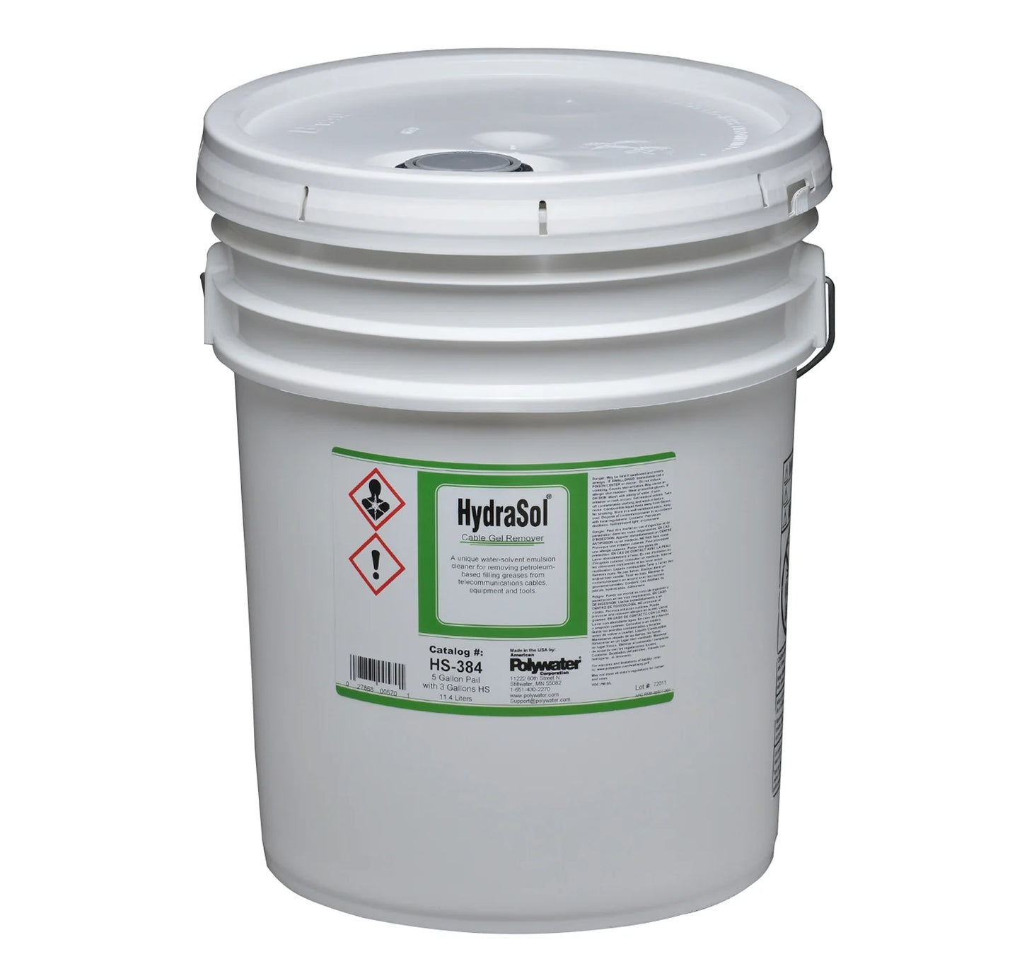 Polywater® HydraSol® Cable Gel Remover, SPLICE PREPARATION CLEANERS