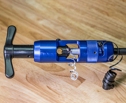 Hardline Coring and Stripping Tool - ½", ⅝", ¾", ⅞" - Core debris from use - Primus Cable