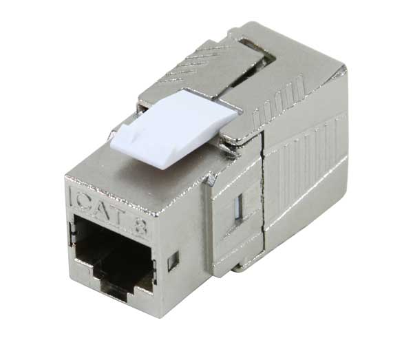 CAT8 Keystone Jack, Shielded, High Density