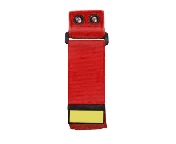 CinchStrap-EG, Hook and Loop Fastener, 10 Pack, 2" Width - Red
