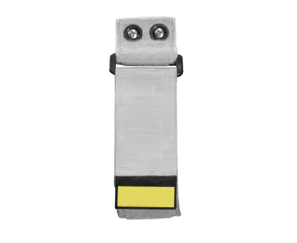 CinchStrap-EG, Hook and Loop Fastener, 10 Pack, 2" Width Light Grey