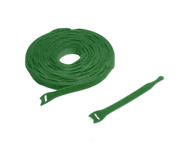 Lite Cable Tie, Hook and Loop, 1/2" Width, 10 pack