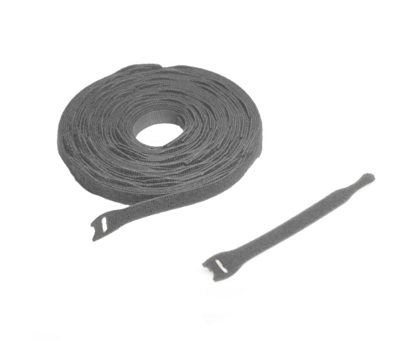 Lite Cable Tie, Hook and Loop, 1/2" Width, 10 pack
