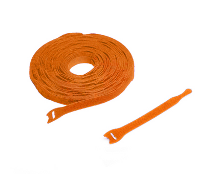 Lite Cable Tie, Hook and Loop, 1/2" Width, 10 pack