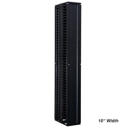Viaduct Vertical Cable Managers – 45U x 6"/10"W, Single & Double Sided Options
