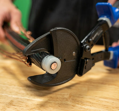 Open Jaw Ratcheting Cable Cutter