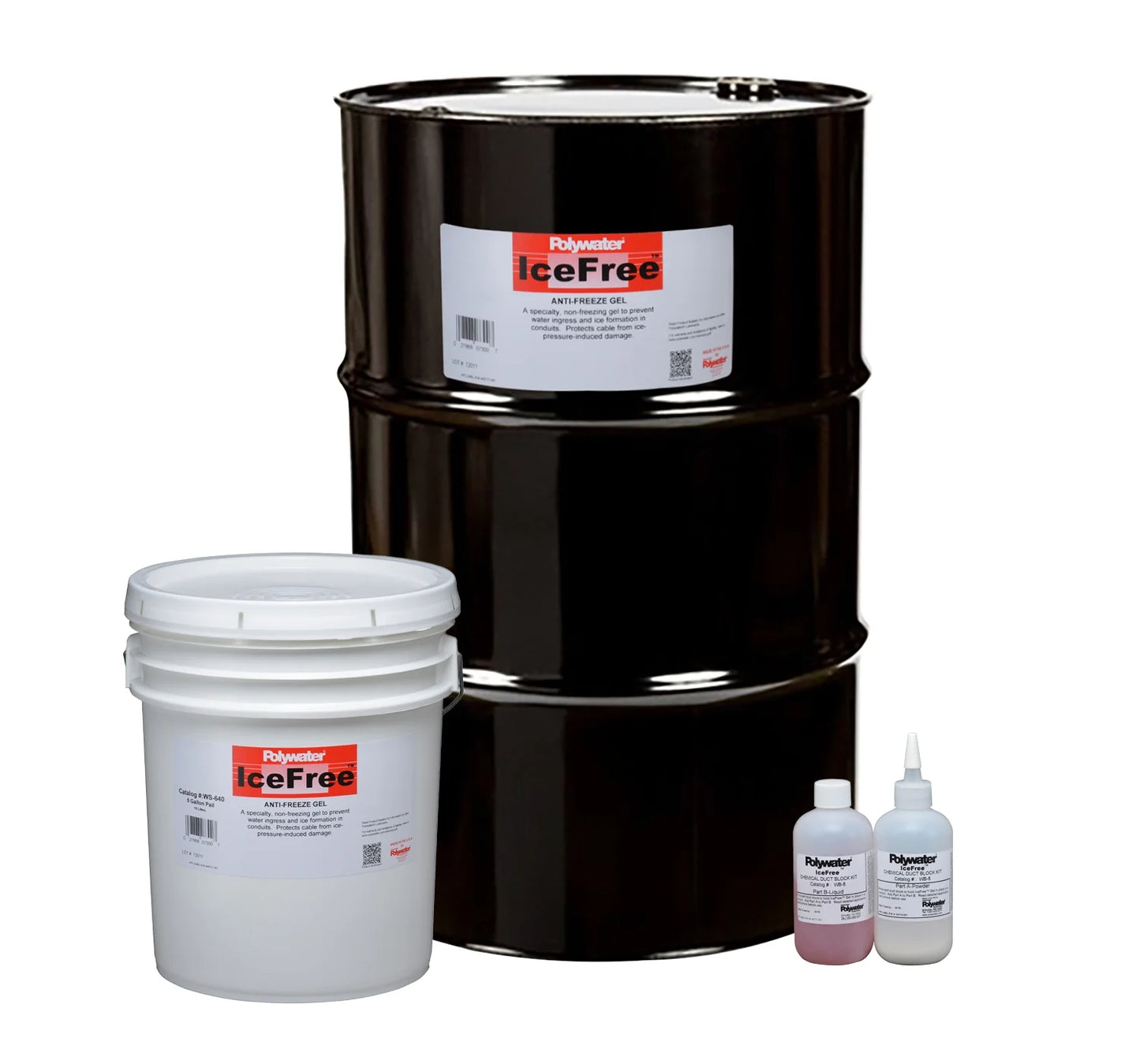 Polywater® IceFree™ Encapsulating Cable Antifreeze Gel, TOTAL CONDUIT ENCAPSULATING GEL SYSTEM