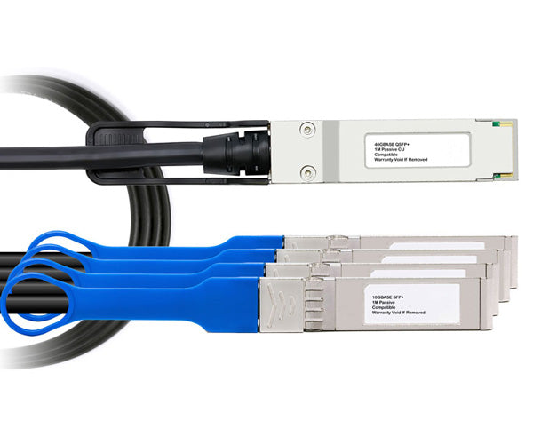 QSFP plus to 4 x SFP plus