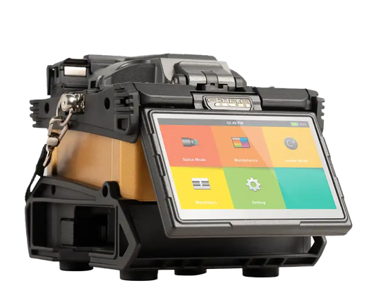 SPARC Fusion Splicer, Clad Alignment - Back view highlighting the interface and connectors.