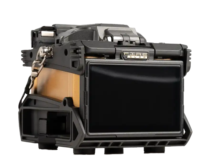 SPARC Fusion Splicer, Clad Alignment - Back view highlighting the build quality and connectors.