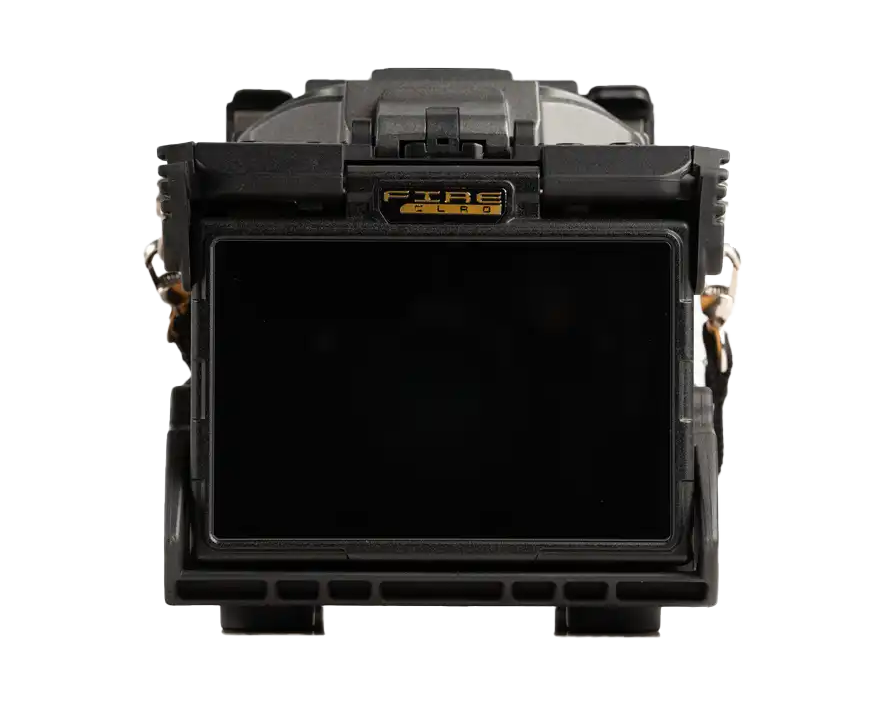 SPARC Fusion Splicer, Clad Alignment - Straight back view showcasing the compact design and interface.