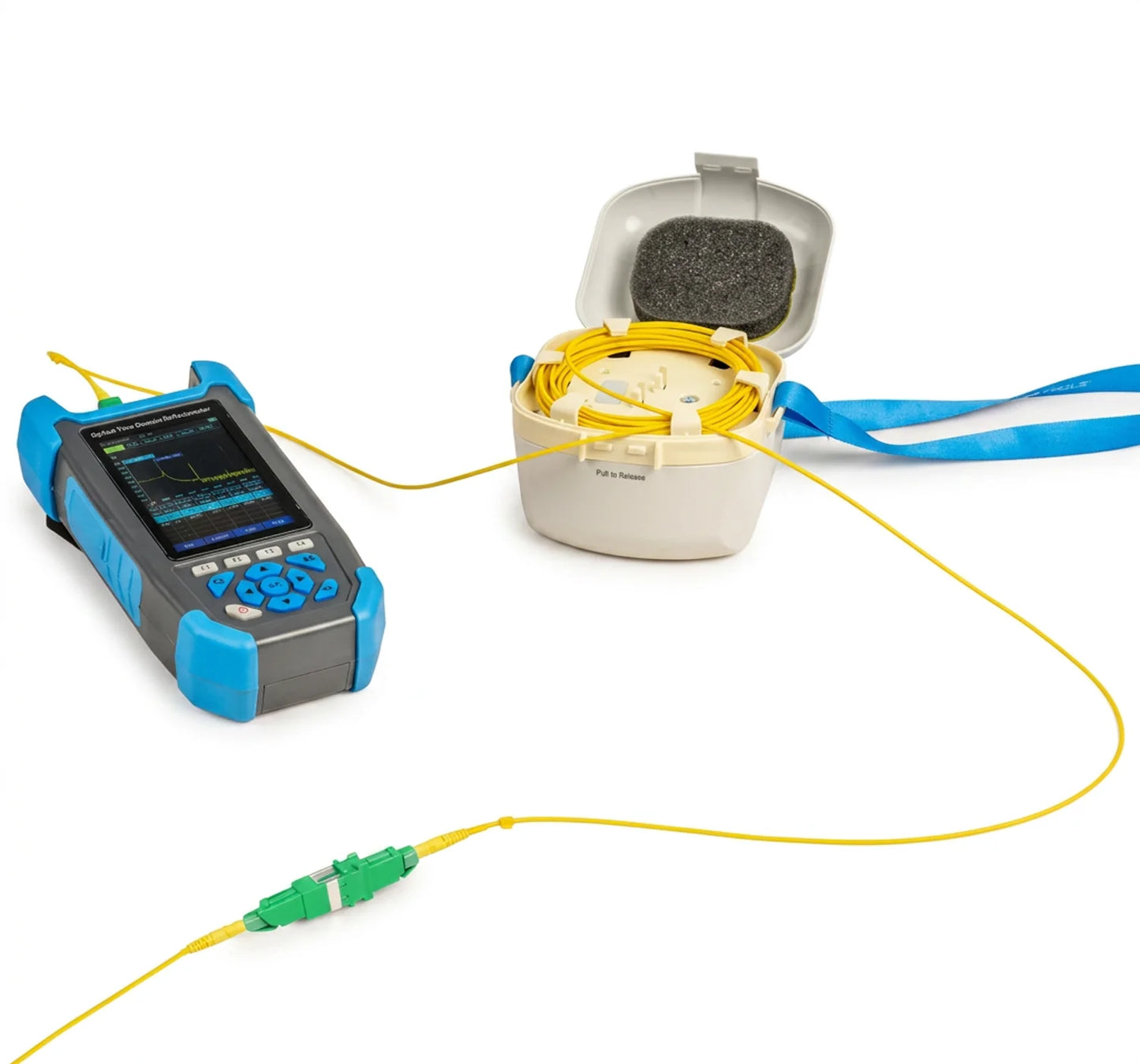 Singlemode Fiber Optic Launch Cable, 1000m, SC/UPC-LC/APC