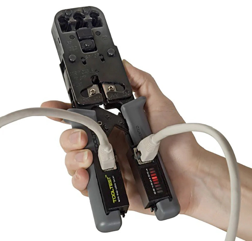 ToolTest All in One Cable Tester and Crimping Tool – Fiber Savvy