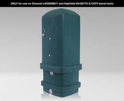 Barrel Lock Plunger Key - Example of where to use key - Primus Cable