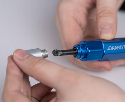 Locking Terminator Tool 5" - In use - Primus Cable