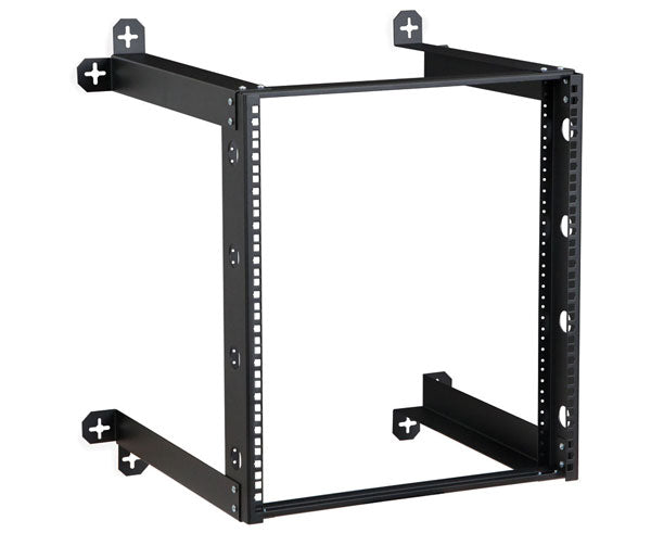 Network Rack, 18" Deep V-Line Open Frame Wall Mount | 1915-3-301-12