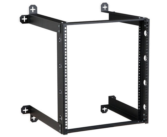 Network Rack, 18" Deep V-Line Open Frame Wall Mount | 1915-3-301-12