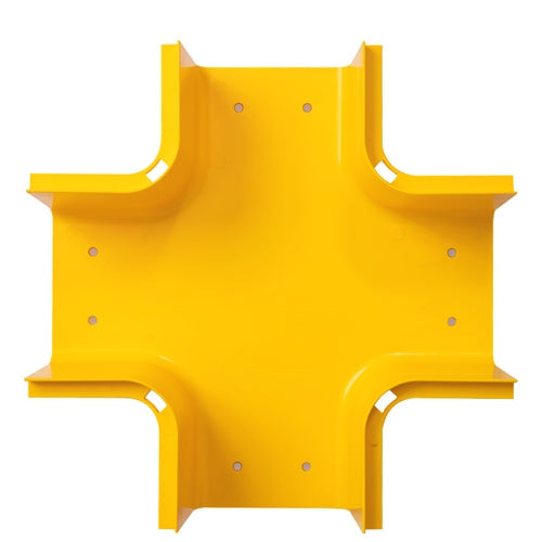 Horizontal Cross, 5", 10", 15" - Fiber Cable Tray Channel