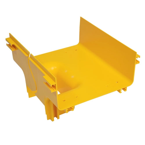 Vertical Tee, 10" to 5" - Fiber Cable Tray Channel
