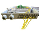 Wall Mount Plastic Fiber Distribution Unit, Up to 16 Ports, Up to 24 Splices