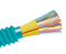 Armored Plenum Fiber Optic Cable, Multimode 10 Gig OM3, Indoor/Outdoor Distribution