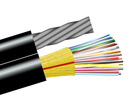 Aerial Fiber, Polyethylene Single Mode, Outdoor Cable with Messenger