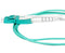Switchable Uniboot Fiber Optic Pull/Push Patch Cable, LC to LC, Duplex, 10 Gig Multimode 50/125 OM3