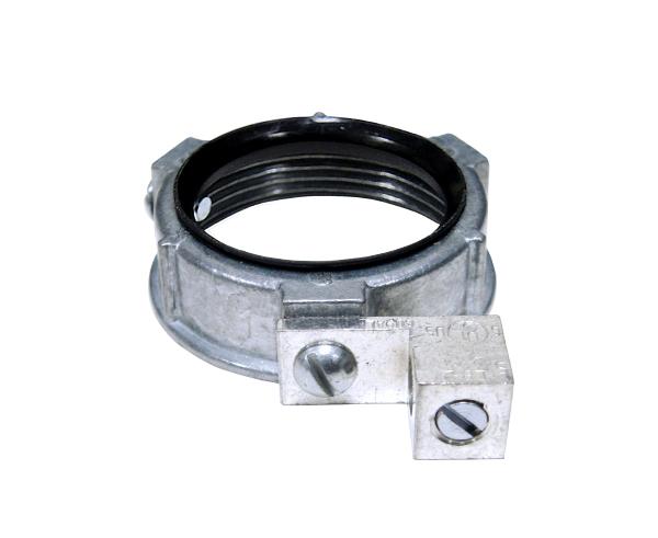 Grounding Bushing, Insulated, Zinc Metallic, Die Cast, 1 1/2" - EoL