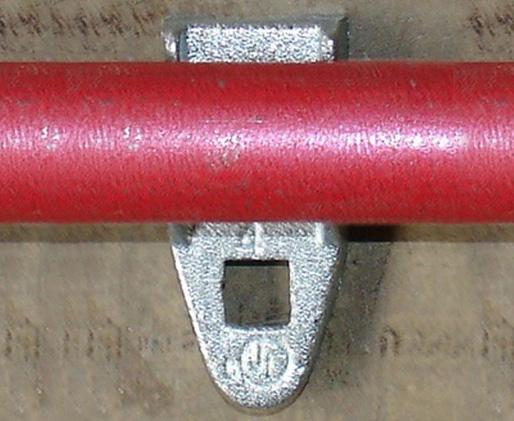 Clamp Back Spacers, Malleable Iron