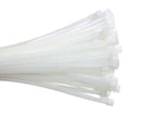 7" Nylon Cable Tie 50lbs tensile strength Natural (Clear) 100pk