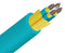 Tight Buffer Distribution Riser OFNR Fiber Optic Cable, Multimode, OM4, Corning Fiber, Indoor
