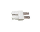 Fiber Tester Adapter, SC Male to ST Female, Duplex, Multimode 62.5/125 OM1 - White - Primus Cable