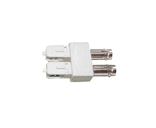 Fiber Tester Adapter, SC Male to ST Female, Duplex, Multimode 62.5/125 OM1