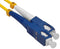 Fiber Optic Patch Cable, SC to SC, Single Mode 9/125, Duplex