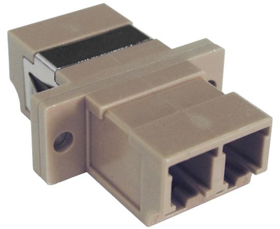 Fiber Optic Adapter, Multimode, LC Duplex Adapter