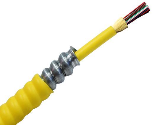 Armored Plenum Fiber Optic Cable, OS2 Indoor Corning – Fiber Savvy