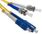 SC-ST, Singlemode, Duplex, Fiber Optic Patch Cable