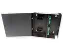 Wall Mount Fiber Patch Panel, Single Door, Up to 48 Ports