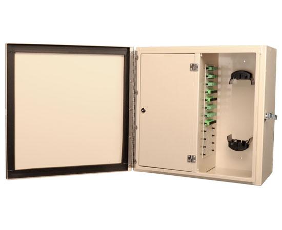 Wall Mount Fiber Patch Panel, NEMA 1 and 4 Rated, Up to 144 Ports