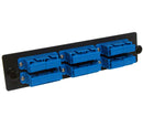 36-Strand Pre-Loaded Single Mode SC Slide-Out 1U Fiber Patch Panel with Unjacketed Pigtail Bundle