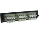 96-Strand Pre-Loaded OM1 Multimode LC Slide-Out 2U Fiber Patch Panel with Jacketed Pigtail Bundle