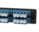 Fiber Adapter Panel, Single Mode, 6 LC/UPC Quad Couplers