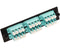 48-Strand Pre-Loaded OM3 Multimode 10G LC Slide-Out 1U Fiber Patch Panel with Jacketed Pigtails Bundle