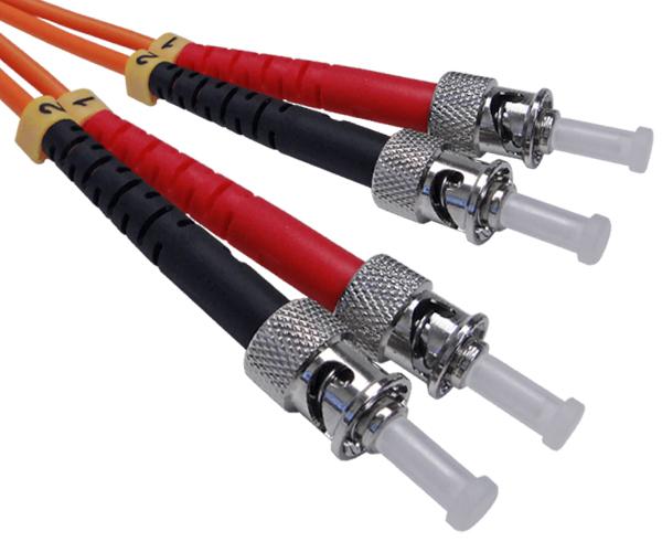 ST/PC-ST/PC, OM1 Multimode, Duplex, Patch Cable